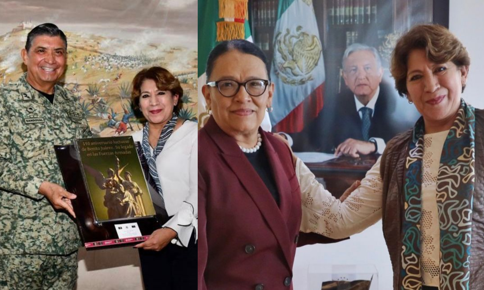 Fortalece Delfina Gómez estrategia de seguridad para el EdoMéx en ...